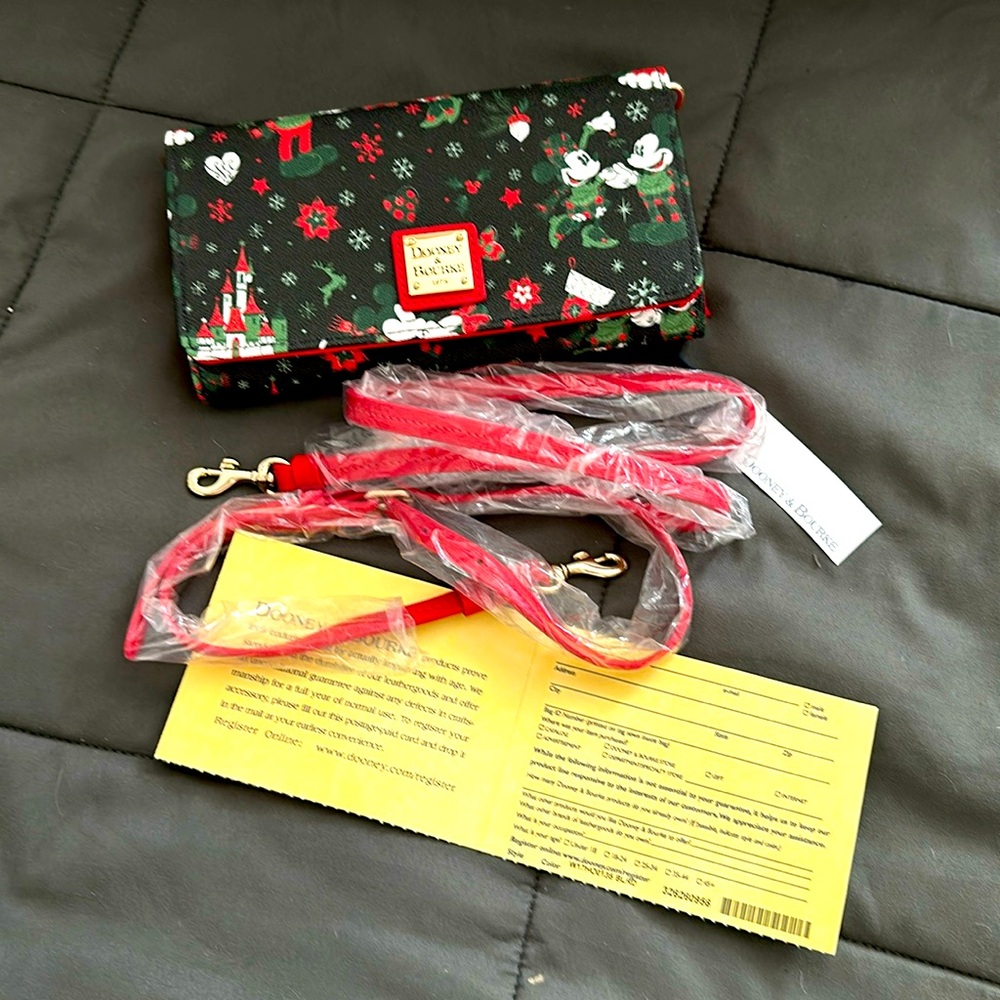 Dooney and Bourke Disney Christmas Clutch/Crossbody